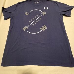 Under Armour Men’s Navy Short-Sleeve Speed Graphic Tee XL